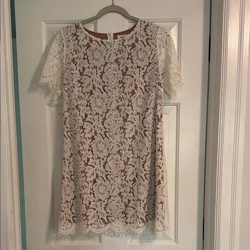 Elegant White Lace Dress